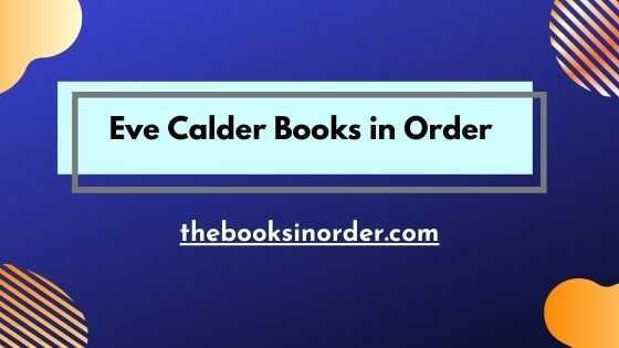 Eve Calder Books in Order